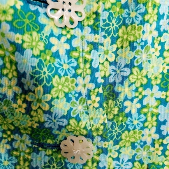 Vintage David Brooks Floral Blazer lined size 12 - Picture 6 of 14